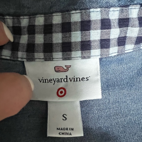 Vineyard Vines X Target Short Sleeve Chambray Shirt - Picture 3 of 4